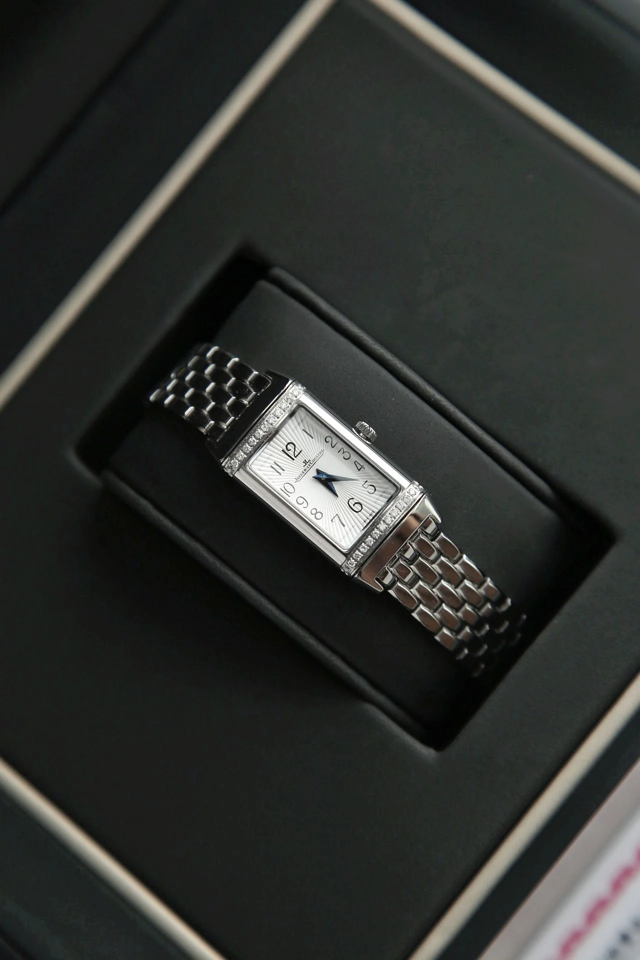 Jaeger-LeCoultre Reverso Steel — photographed off the sweep