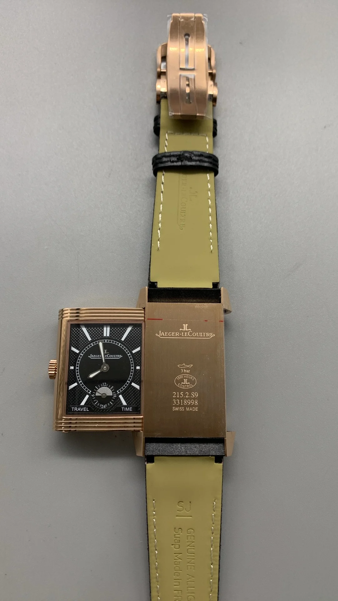Jaeger-LeCoultre Rose Gold — photographed off the sweep
