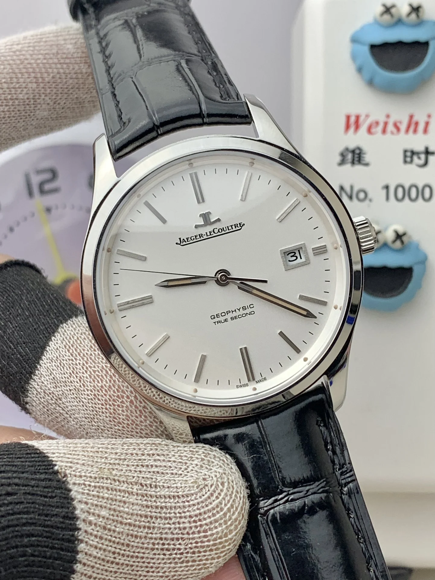 Jaeger-LeCoultre Steel 39mm — photographed off the sweep