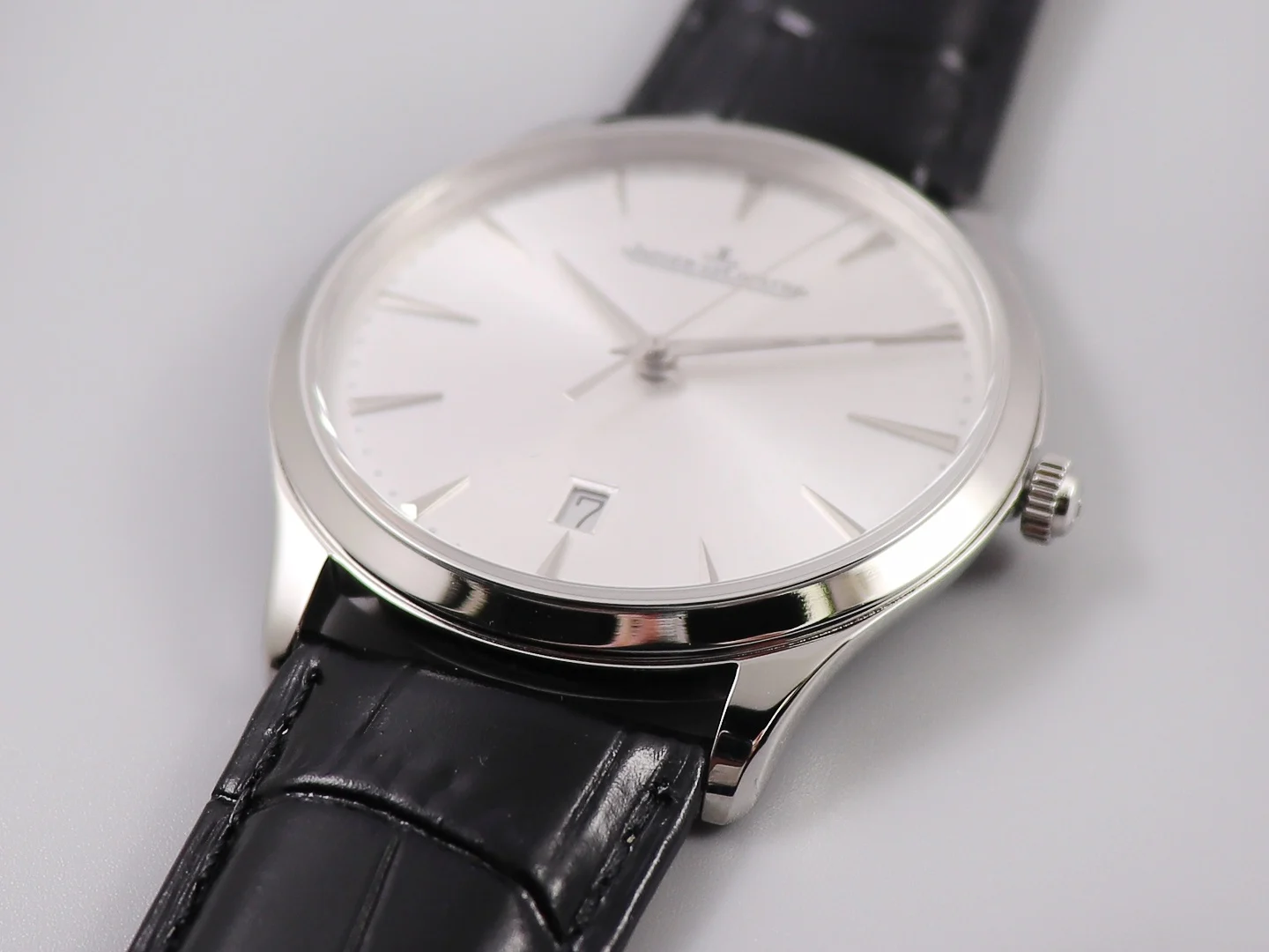 Jaeger-LeCoultre Steel 40mm — photographed off the sweep