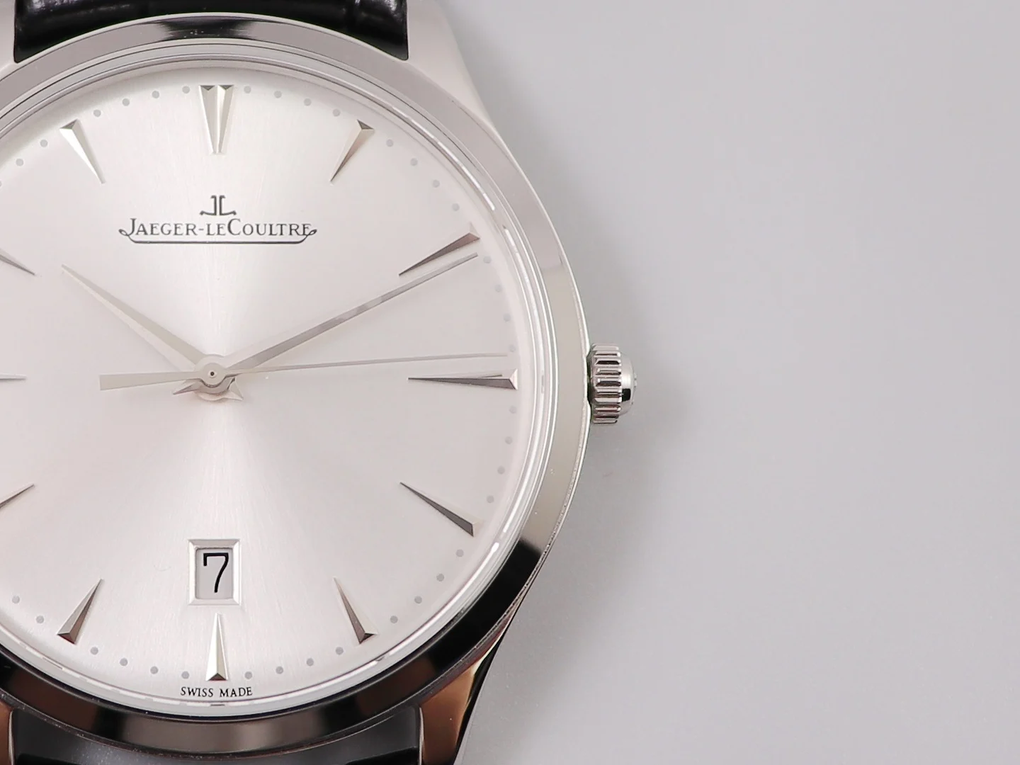 Jaeger-LeCoultre Steel 40mm — photographed off the sweep
