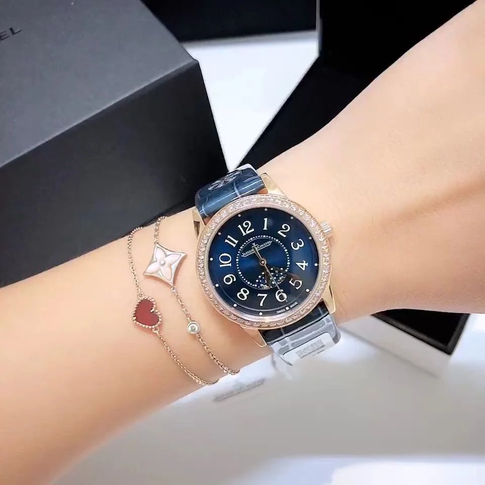Jaeger-LeCoultre Steel Blue Dial 34mm
