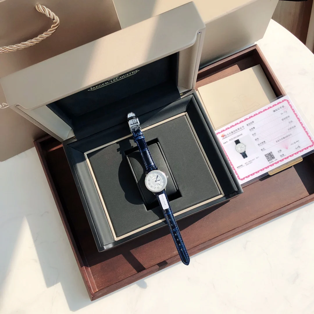 Jaeger-LeCoultre Steel Blue Dial Diamond-Set 29mm