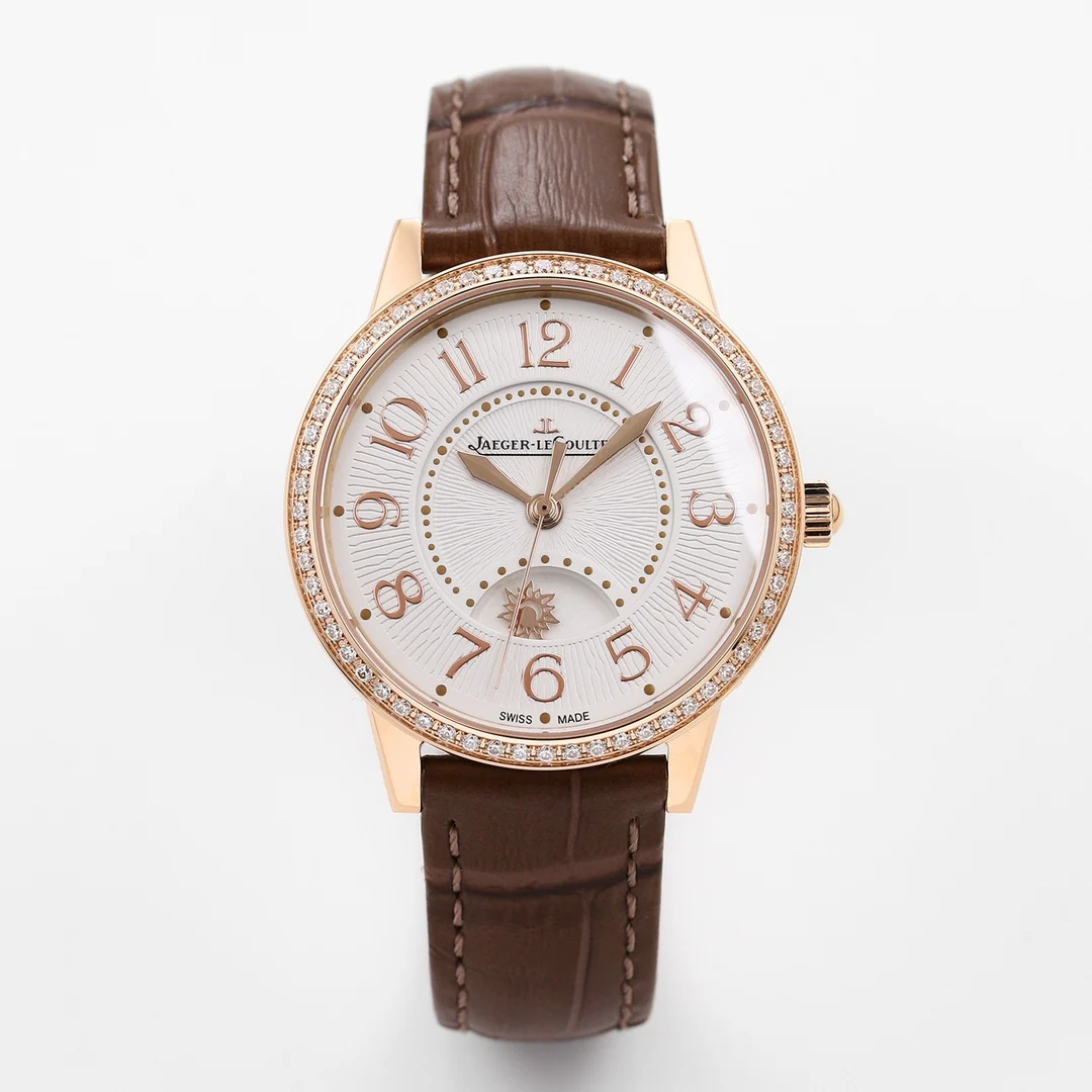 Jaeger-LeCoultre Steel Diamond-Set 34mm