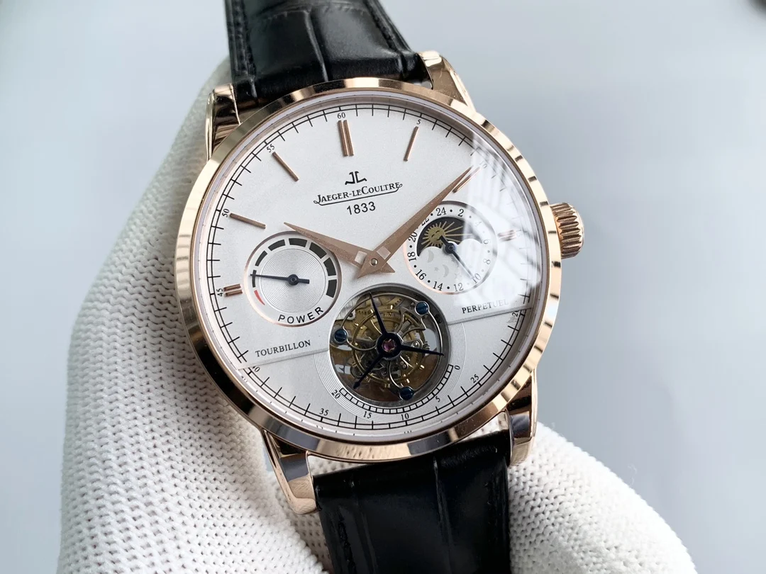 Jaeger-LeCoultre Tourbillon 42mm — photographed off the sweep