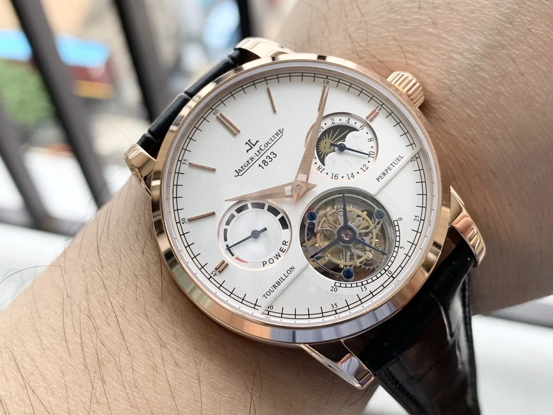 Jaeger-LeCoultre Tourbillon 42mm — photographed off the sweep