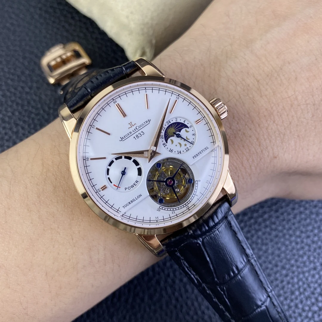 Jaeger-LeCoultre Tourbillon 42mm — photographed off the sweep