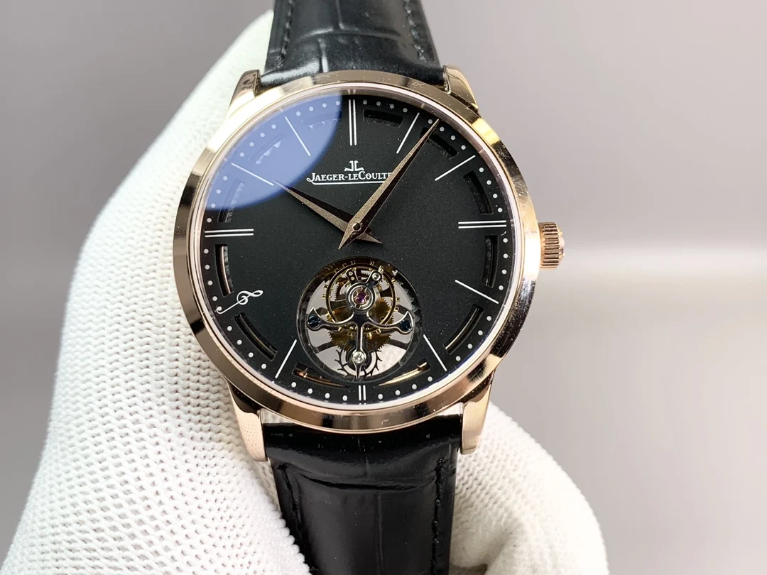 Jaeger-LeCoultre Tourbillon Steel — photographed off the sweep