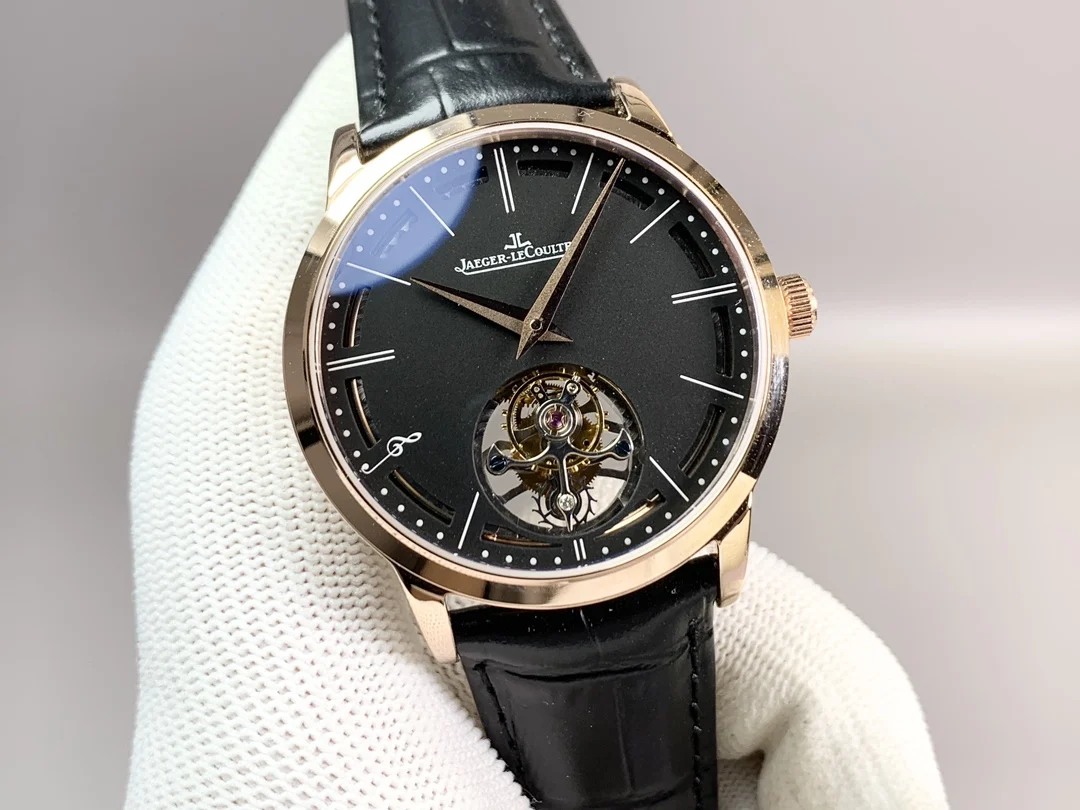 Jaeger-LeCoultre Tourbillon Steel — photographed off the sweep
