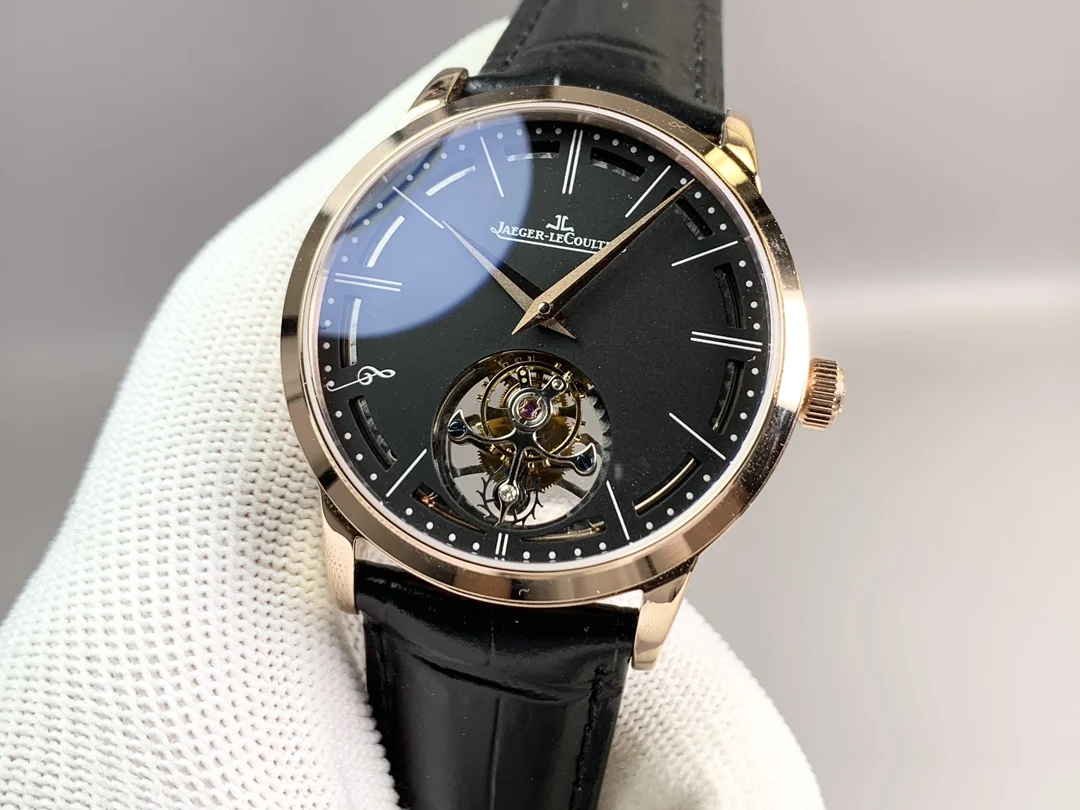 Jaeger-LeCoultre Tourbillon Steel — photographed off the sweep