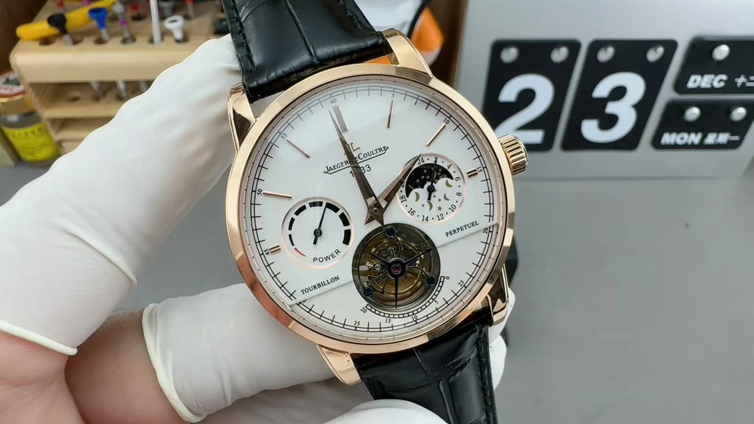 Jaeger-LeCoultre Tourbillon — photographed off the sweep