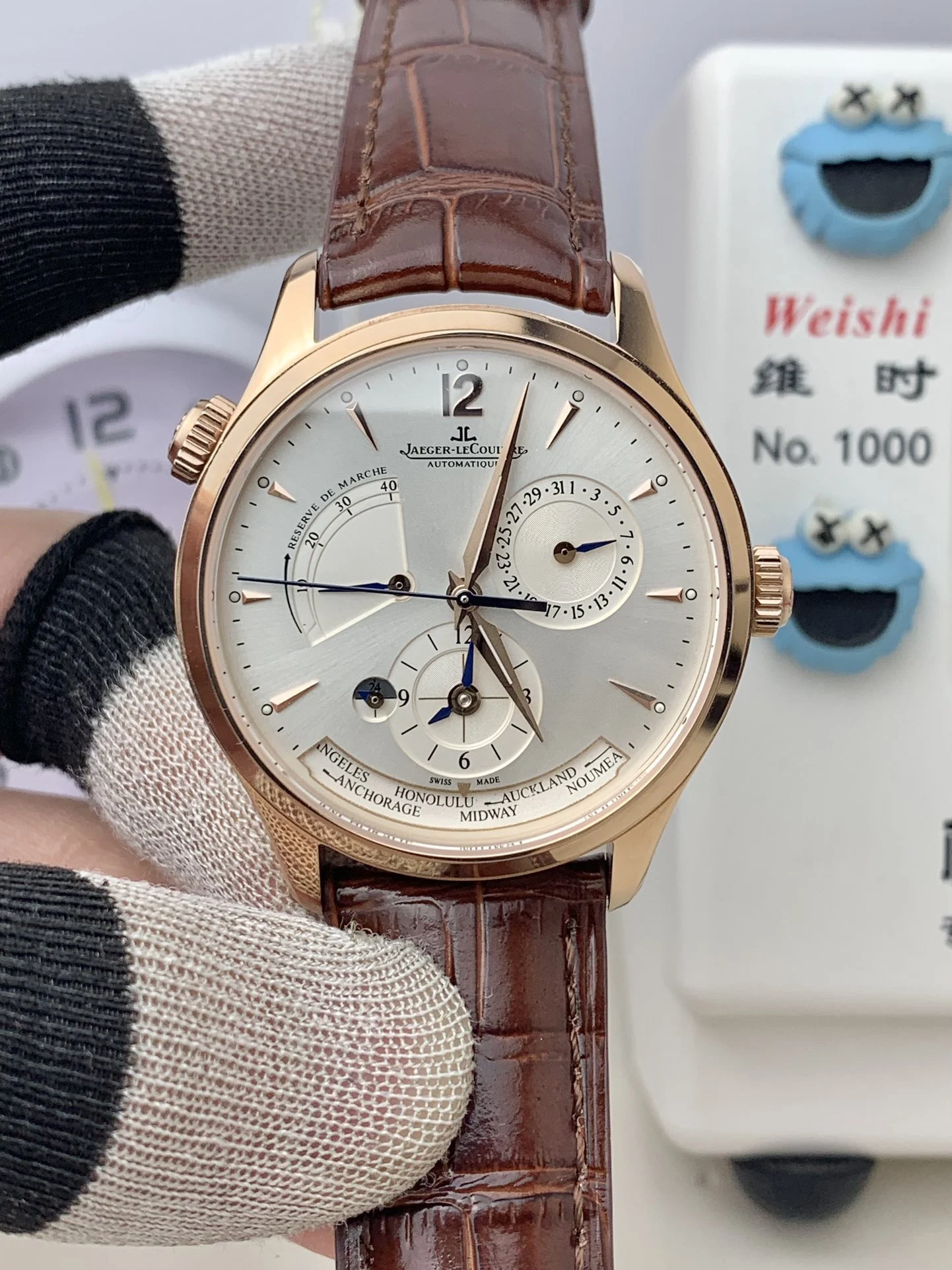 Jaeger-LeCoultre World Time — photographed off the sweep