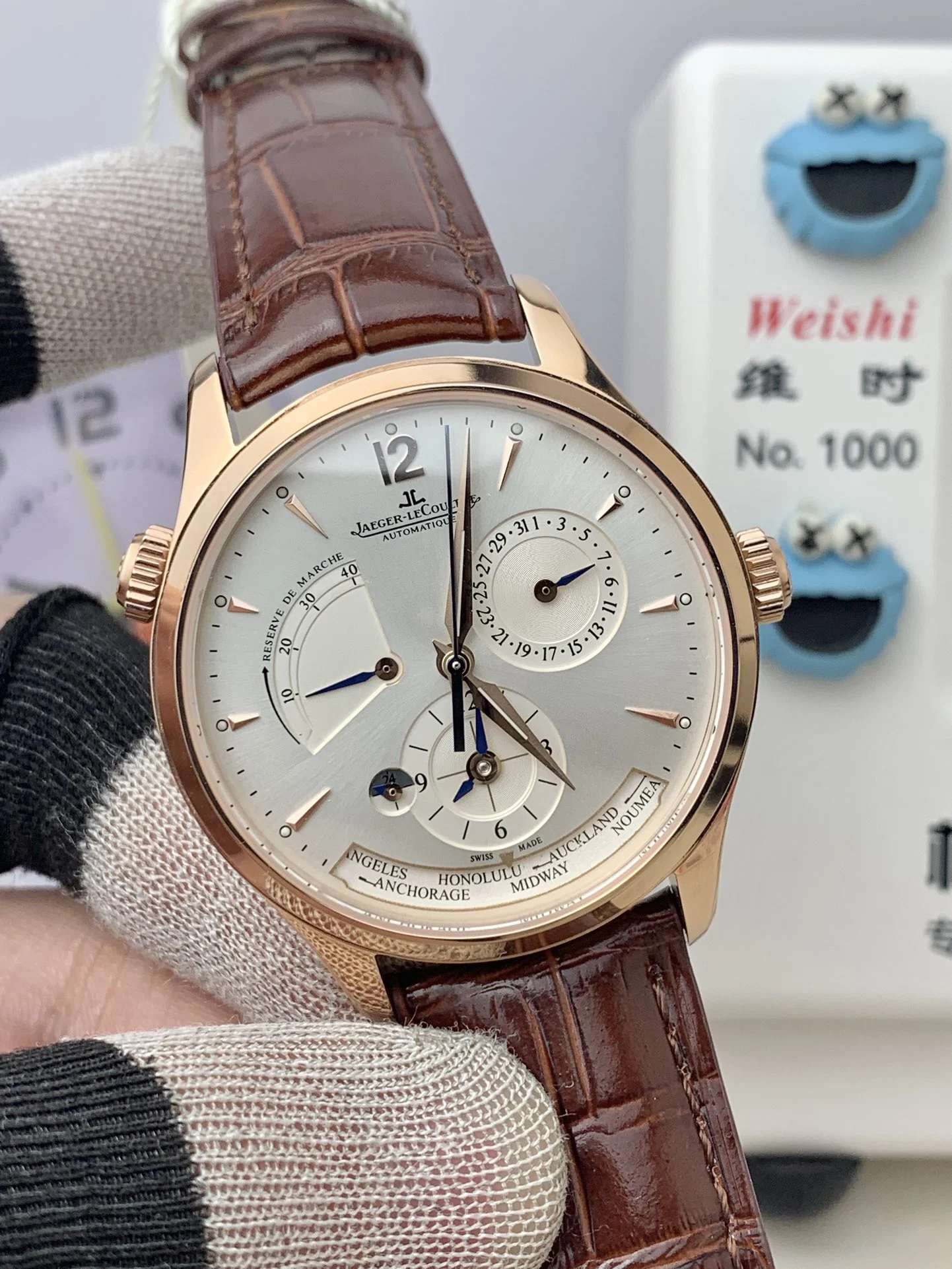 Jaeger-LeCoultre World Time — photographed off the sweep