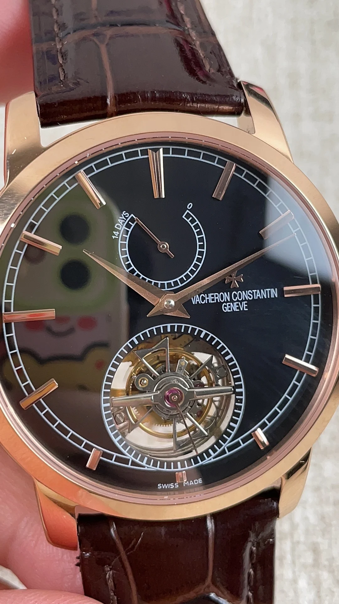 Jiang Sidanton Kinetic Tourbillon — photographed off the sweep