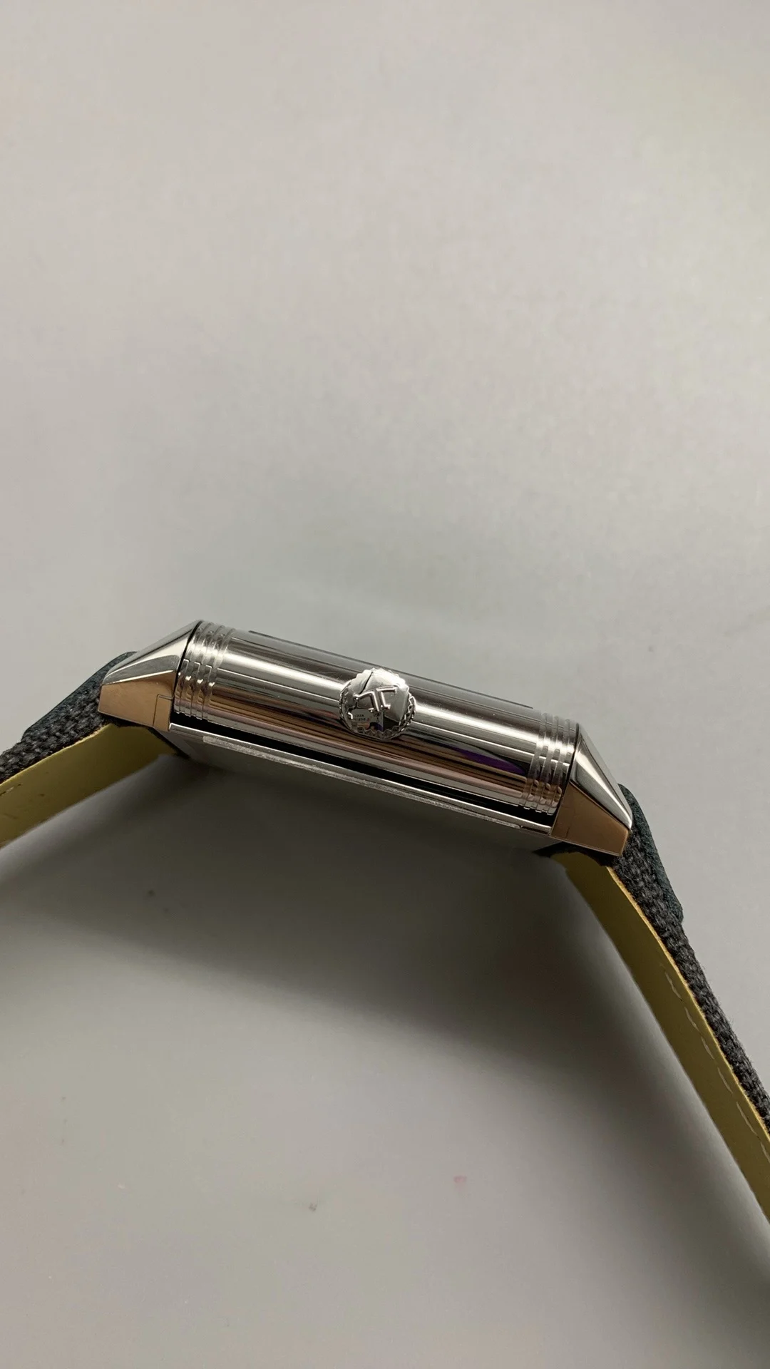 jjf, Jaeger-LeCoultre flip — photographed off the sweep