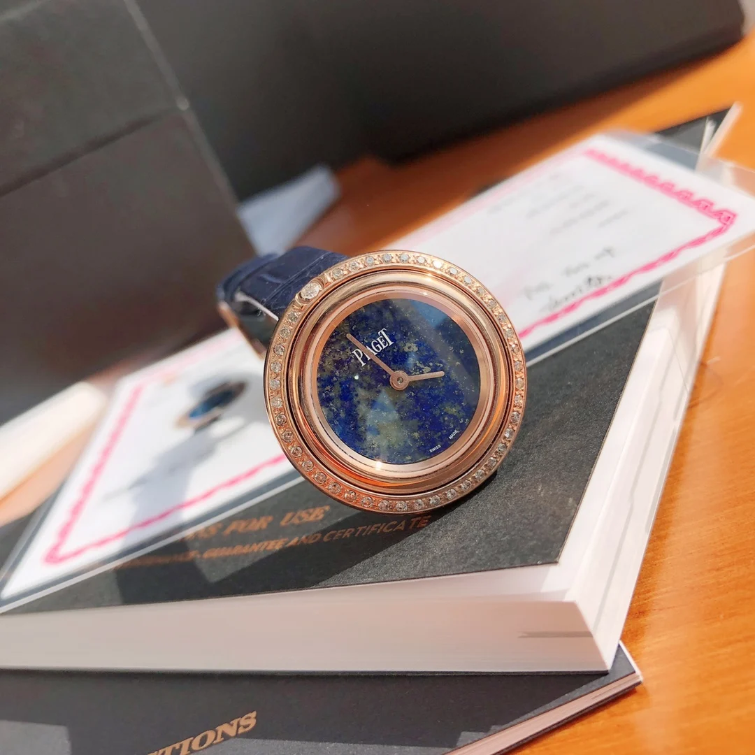 Lapis Lazuli Blue Dial — photographed off the sweep