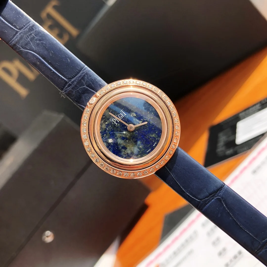 Lapis Lazuli Blue Dial — photographed off the sweep