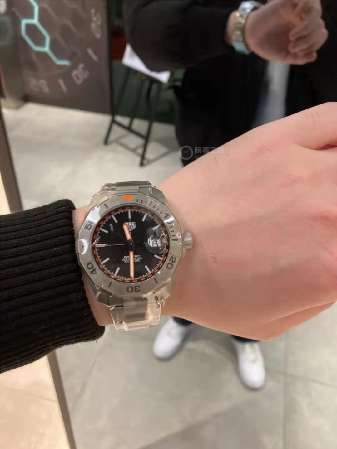 Latest models from department stores — photographed off the sweep