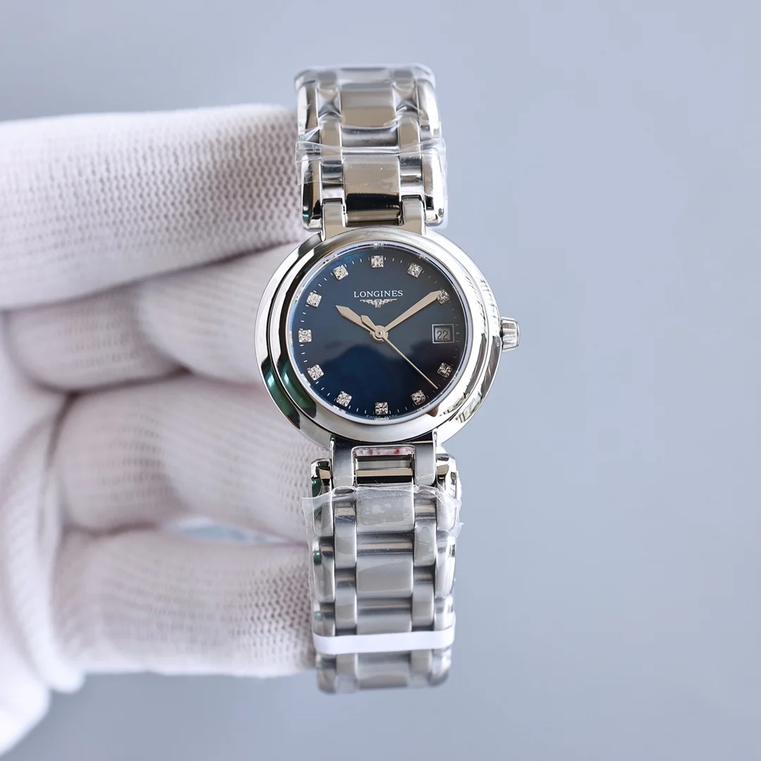 Longines Blue Dial 26.5mm — photographed off the sweep