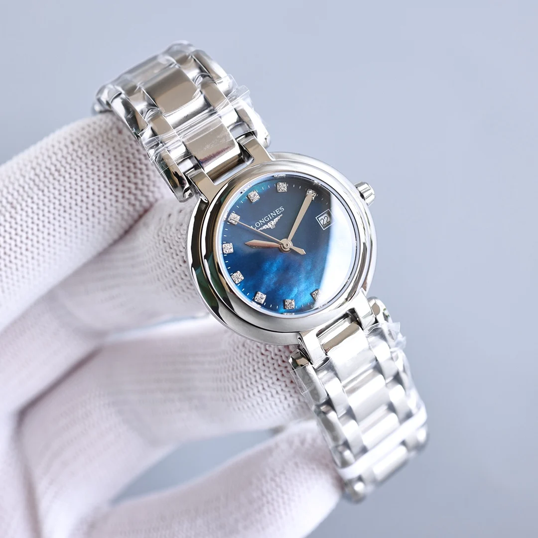 Longines Blue Dial 26.5mm — photographed off the sweep