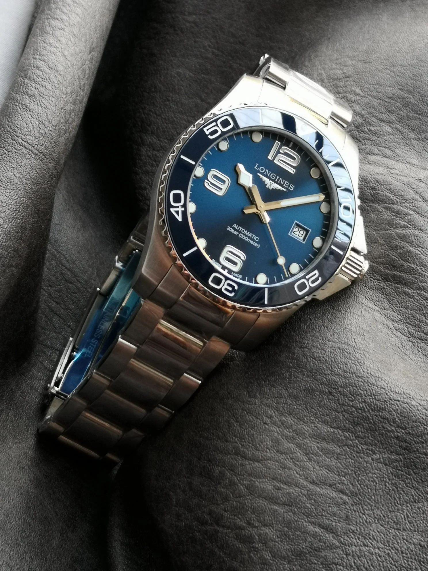 Longines Ceramic Blue Dial