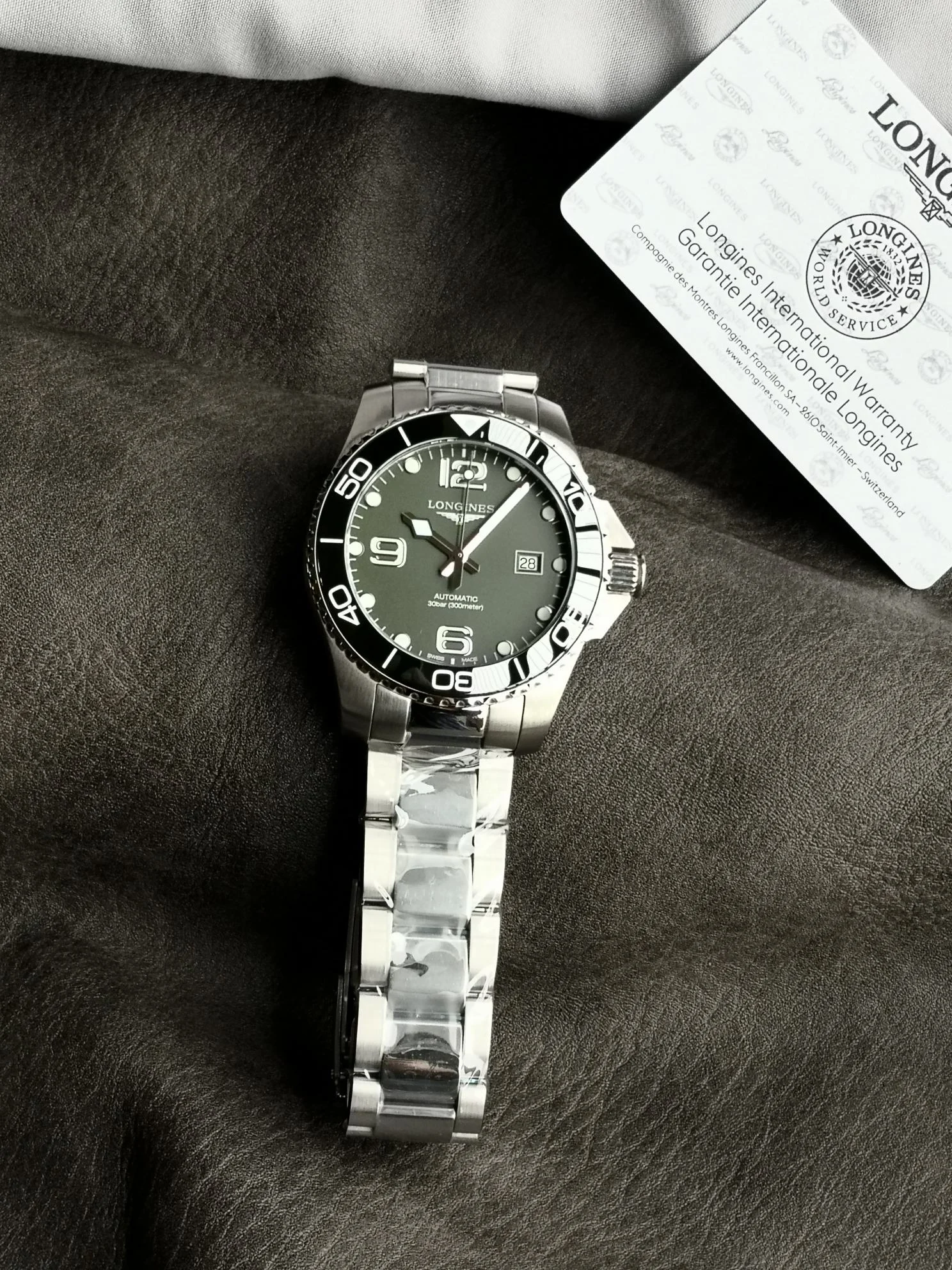 Longines Ceramic Green Dial
