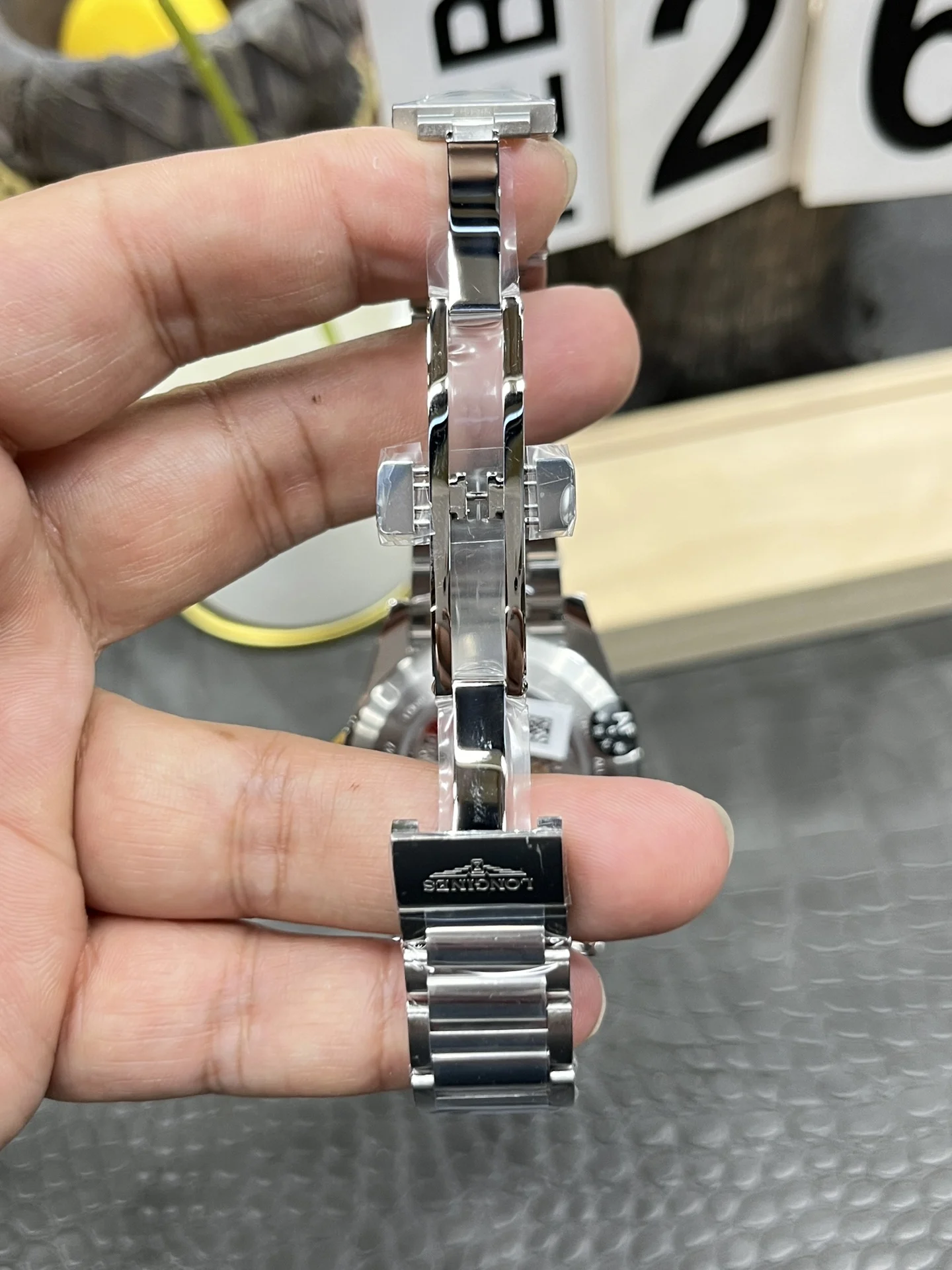 Longines Conquest 41mm — photographed off the sweep