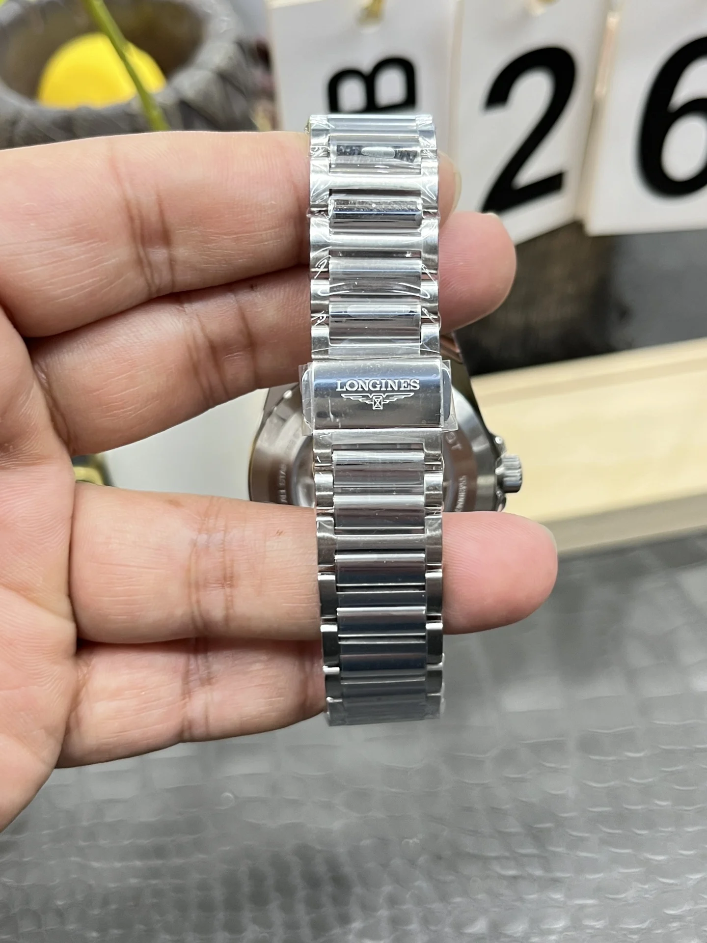 Longines Conquest 41mm — photographed off the sweep