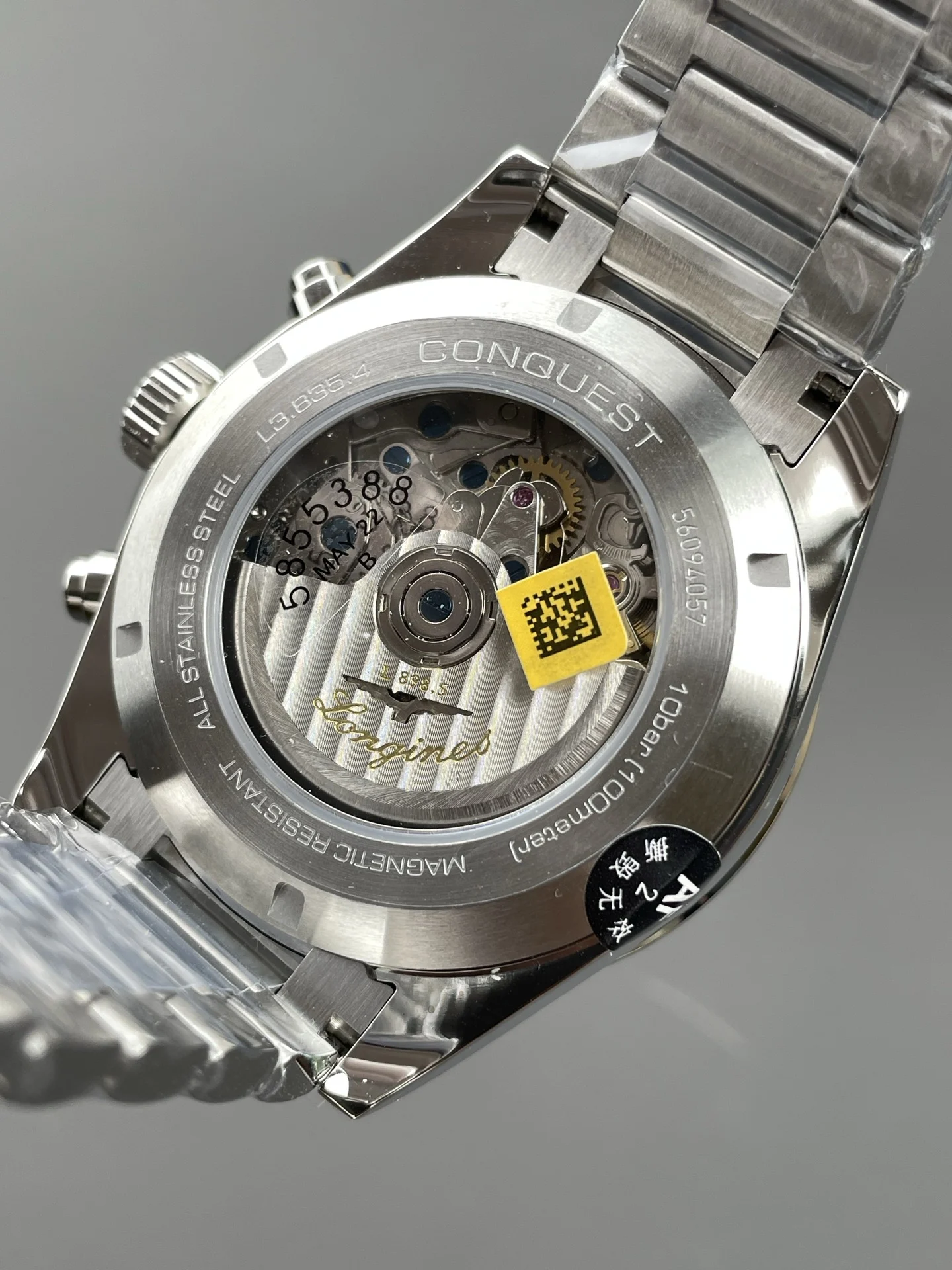 Longines Conquest 42mm — photographed off the sweep
