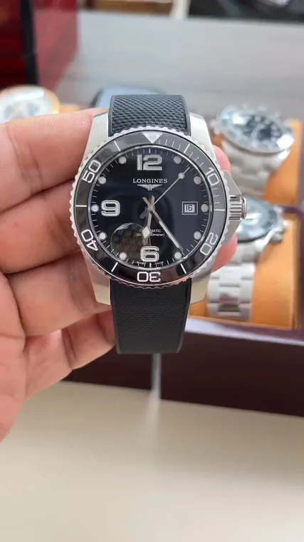 Longines Conquest Black Dial 41mm