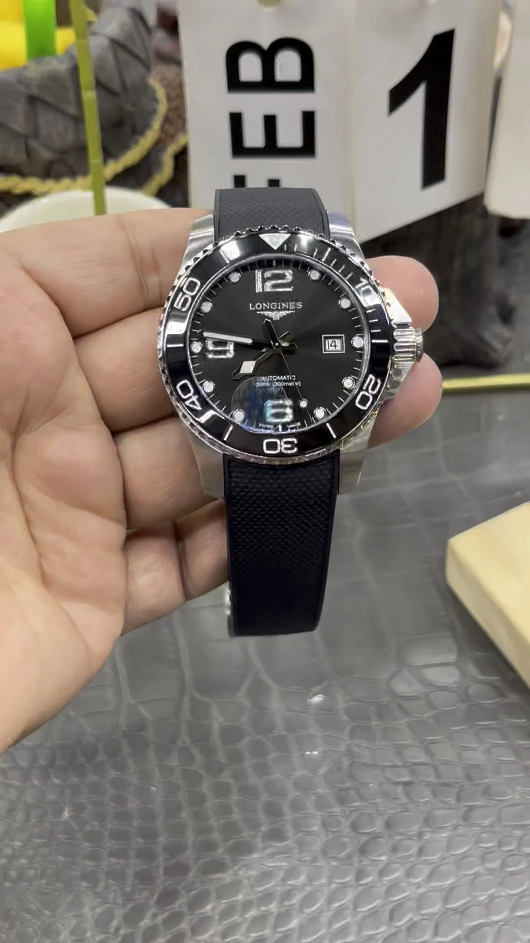 Longines Conquest Black Dial 43mm