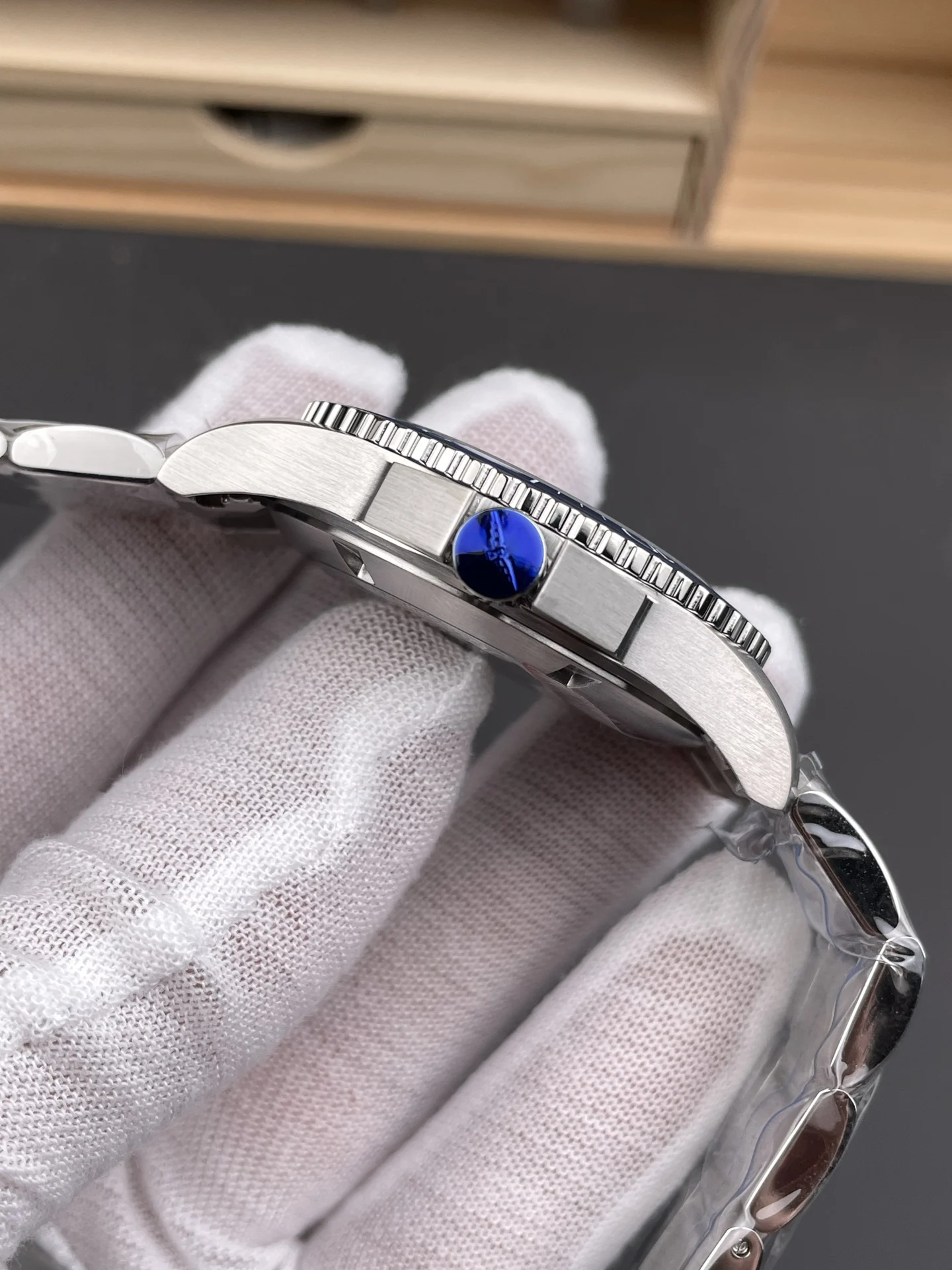 Longines Conquest Blue Dial 41mm — photographed off the sweep