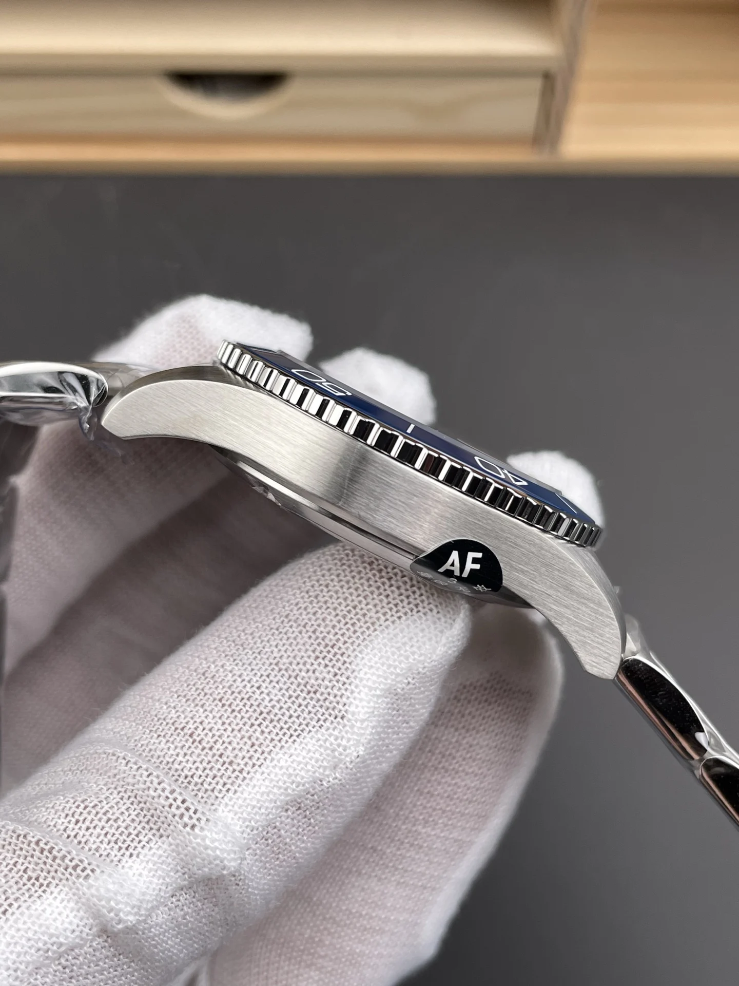 Longines Conquest Blue Dial 41mm — photographed off the sweep