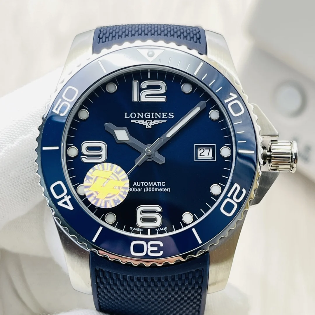 Longines Conquest Ceramic — photographed off the sweep
