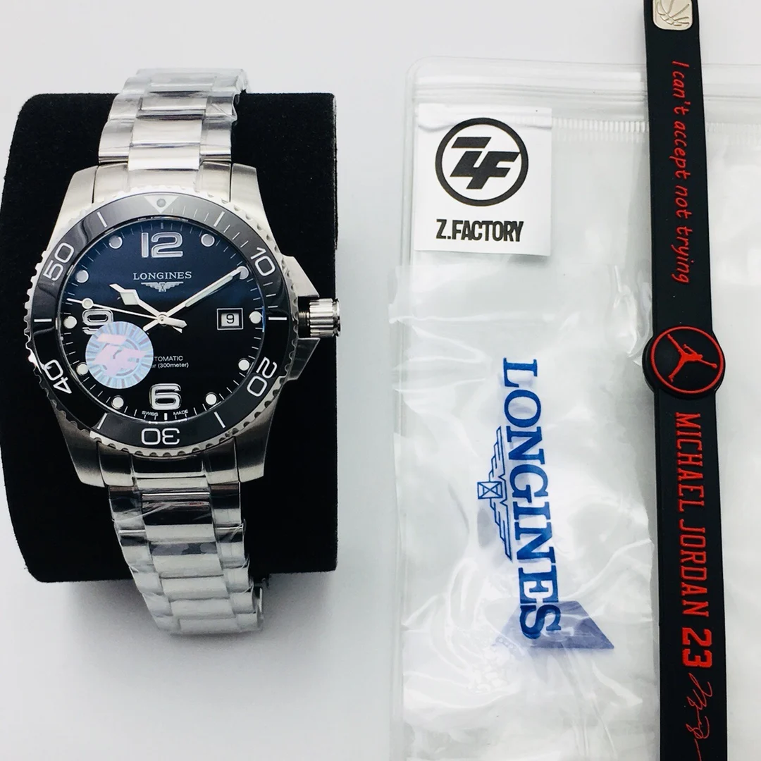 Longines Conquest Ceramic — photographed off the sweep