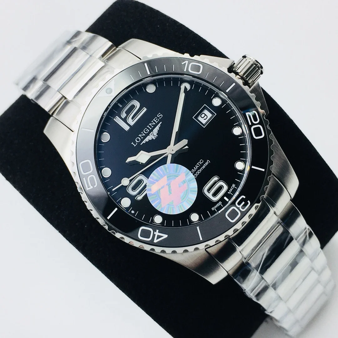 Longines Conquest Ceramic — photographed off the sweep