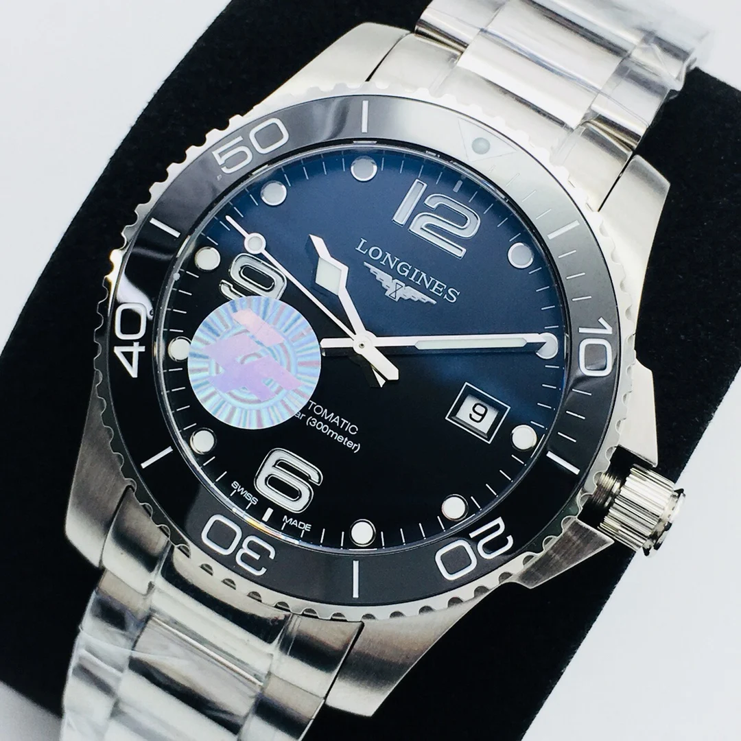 Longines Conquest Ceramic — photographed off the sweep