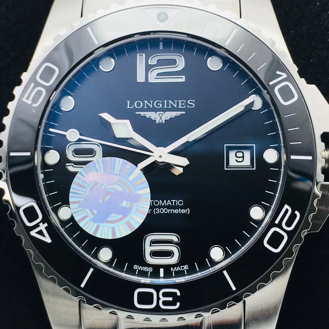Longines Conquest Ceramic — photographed off the sweep
