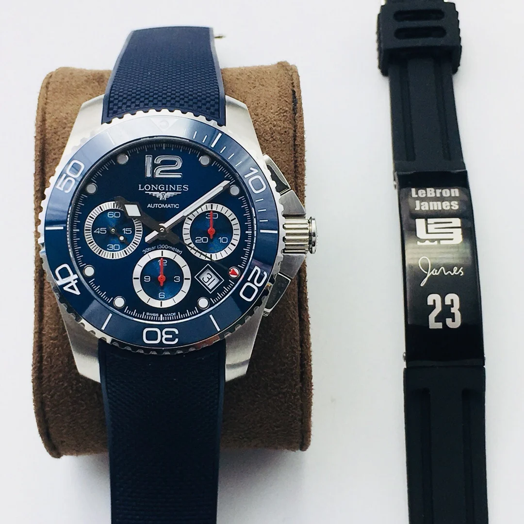 Longines Conquest Ceramic 41mm — photographed off the sweep