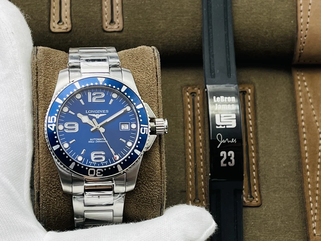 Longines Conquest Ceramic 41mm — photographed off the sweep