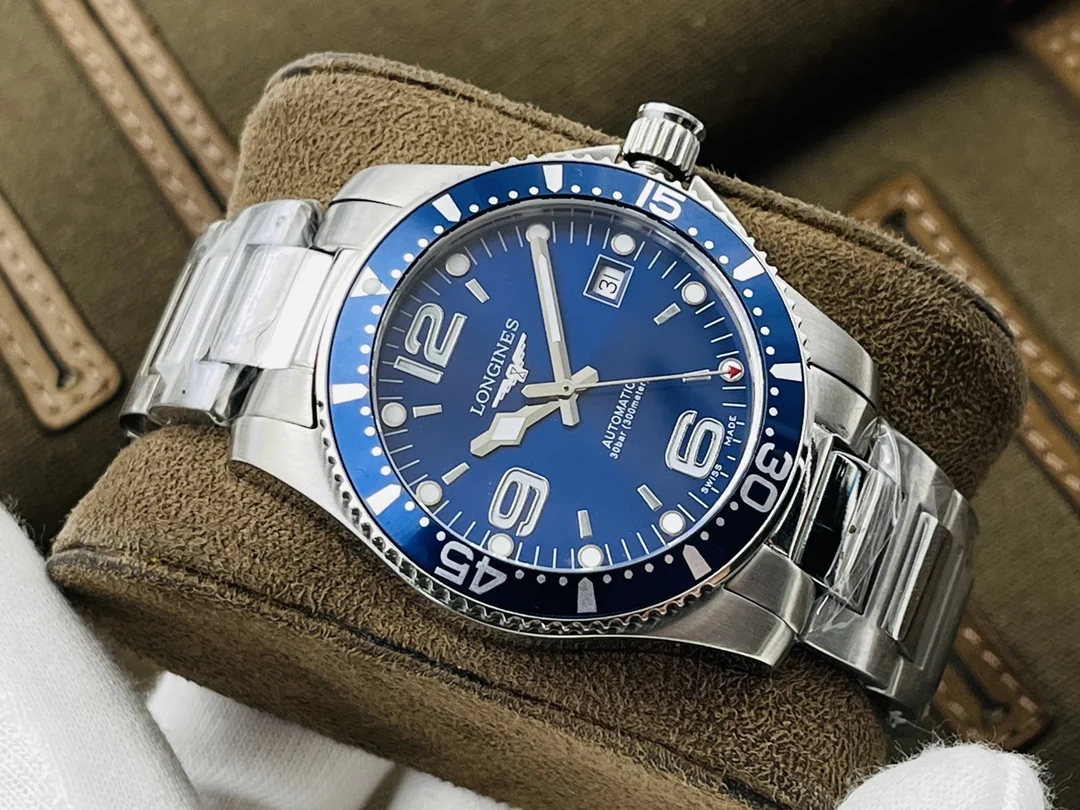 Longines Conquest Ceramic 41mm — photographed off the sweep