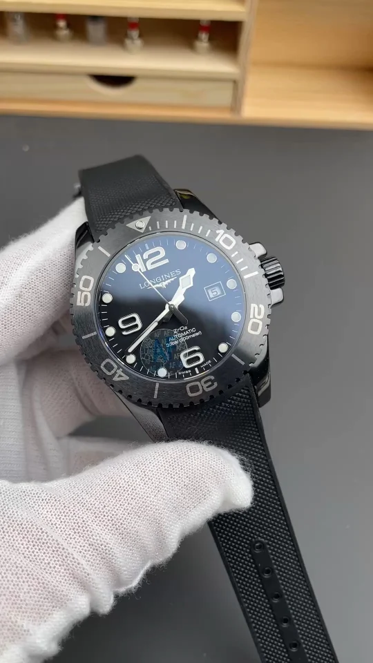 Longines Conquest Ceramic Black Dial 43mm