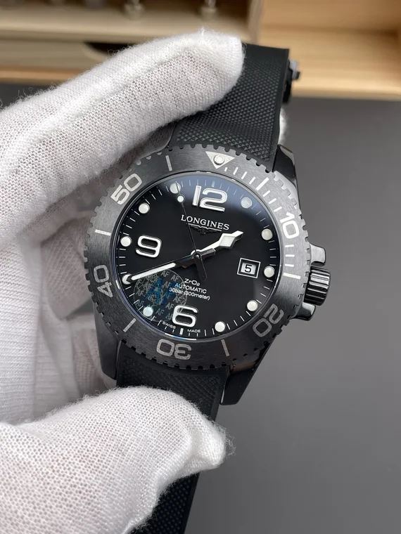 Longines Conquest Ceramic Black Dial 43mm