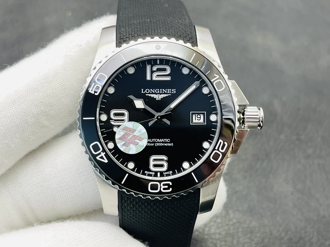 Longines Conquest Ceramic — photographed off the sweep