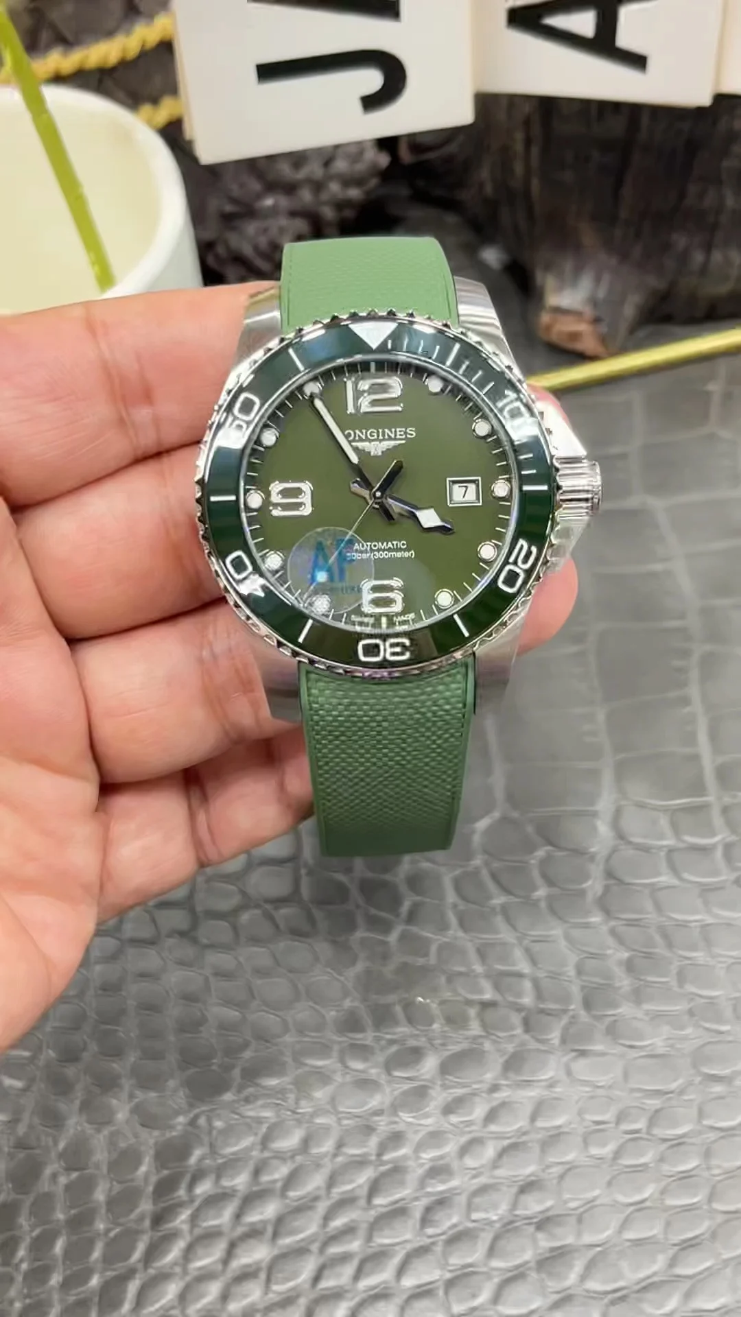 Longines Conquest Green Dial