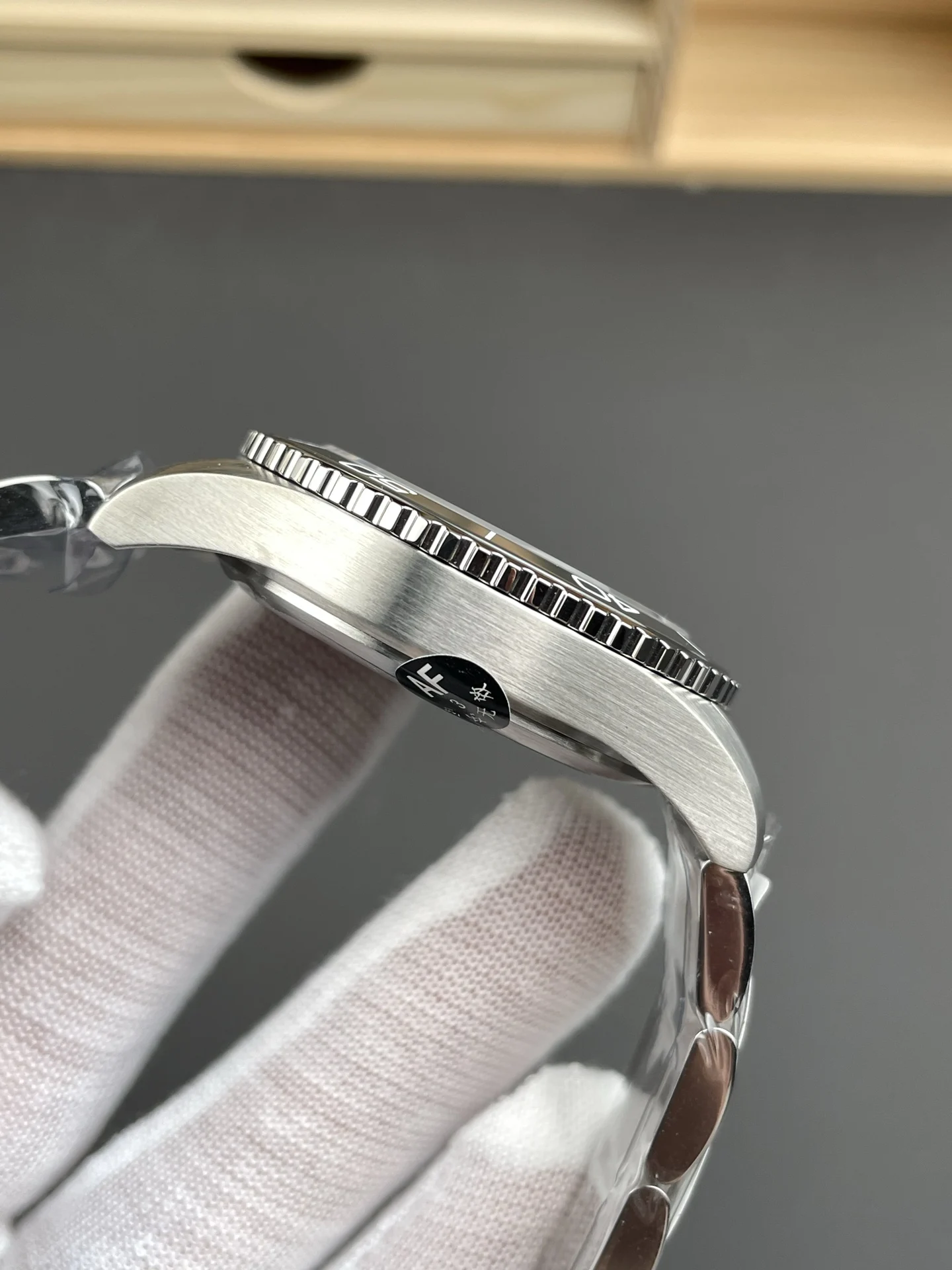 Longines Conquest Grey Dial 41mm — photographed off the sweep