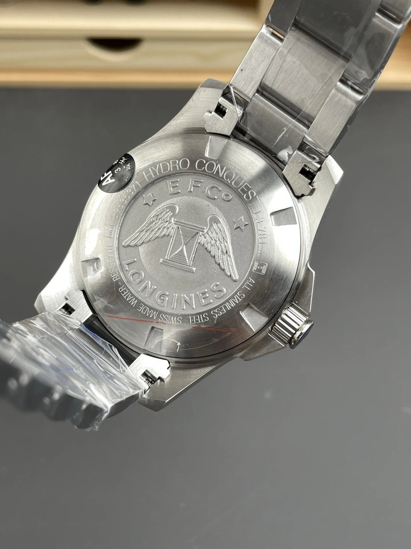 Longines Conquest Grey Dial 41mm — photographed off the sweep