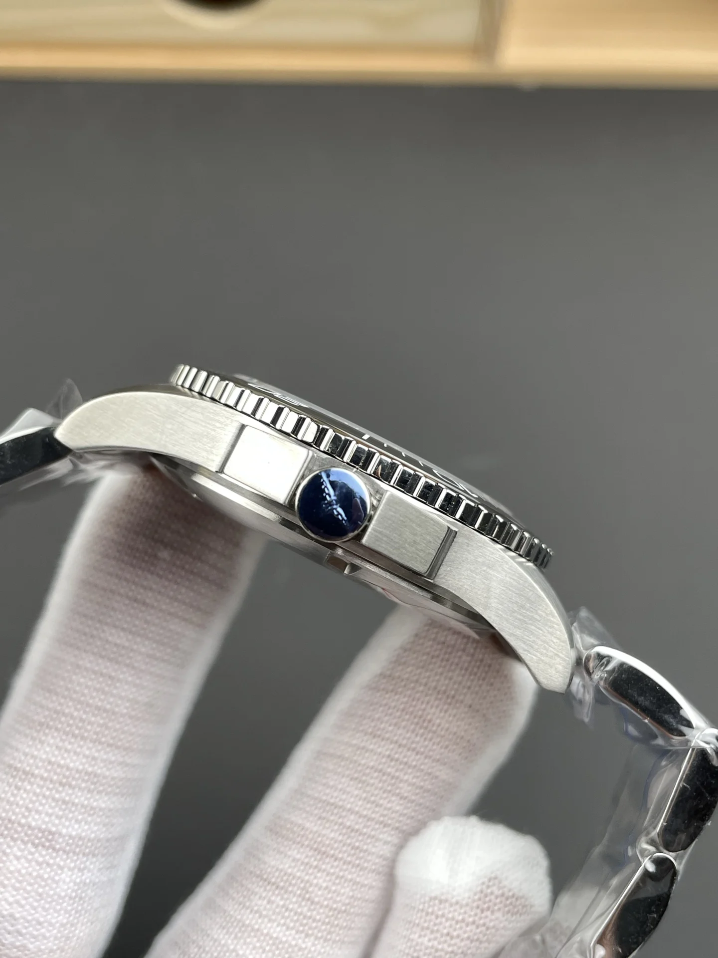 Longines Conquest Grey Dial 41mm — photographed off the sweep
