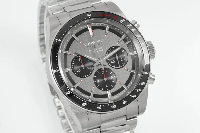 Longines Conquest Panda Ceramic Blue Dial 42.00mm