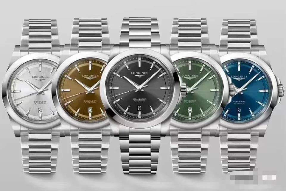 Longines Conquest Steel Green Dial 41mm